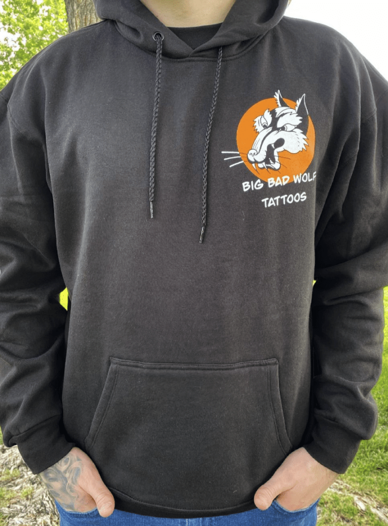 The Front View of a Man in a Hoodie