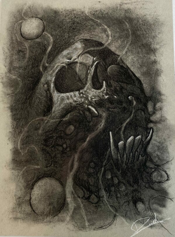 A Striking Illustration of a Skull